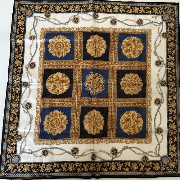 Accessories - ✨✨Fendi Vintage handkerchief Scarf - 100% Cotton - Made in Japan✨✨